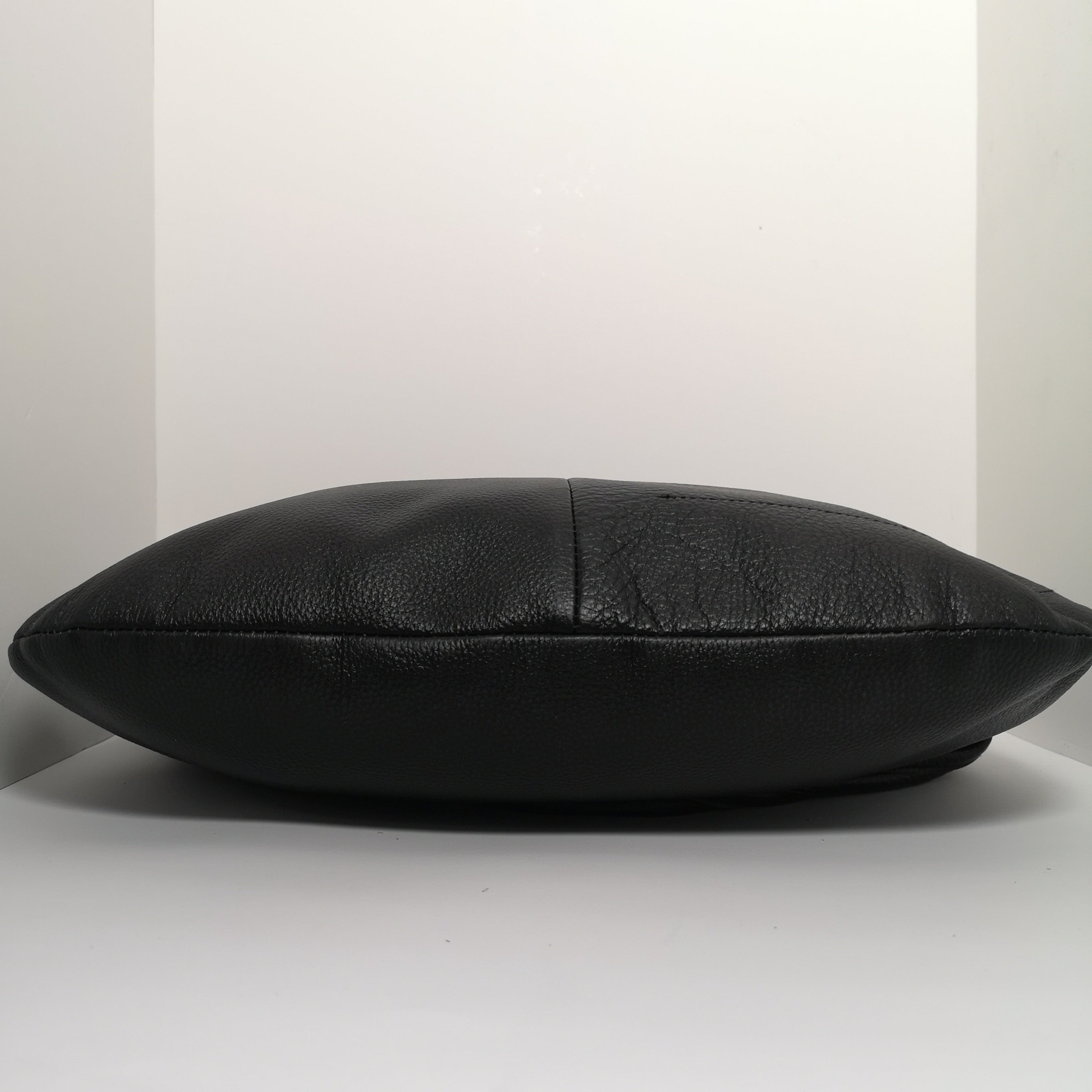 Bolso Hobo Reversible de Piel Genuina con Neceser Interior para Mujer