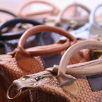 Bolso Artesanal Trenzado de Cuero