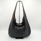 Bolso Hobo Reversible de Piel Genuina con Neceser Interior para Mujer