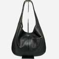 Bolso Hobo Reversible de Piel Genuina con Neceser Interior para Mujer
