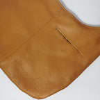Bolso Hobo Reversible de Piel Genuina con Neceser Interior para Mujer