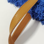 Bolso Tote de Rayas Horizontales con Flecos de Algodón para Mujer