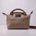 Bolso Artesanal Trenzado de Cuero