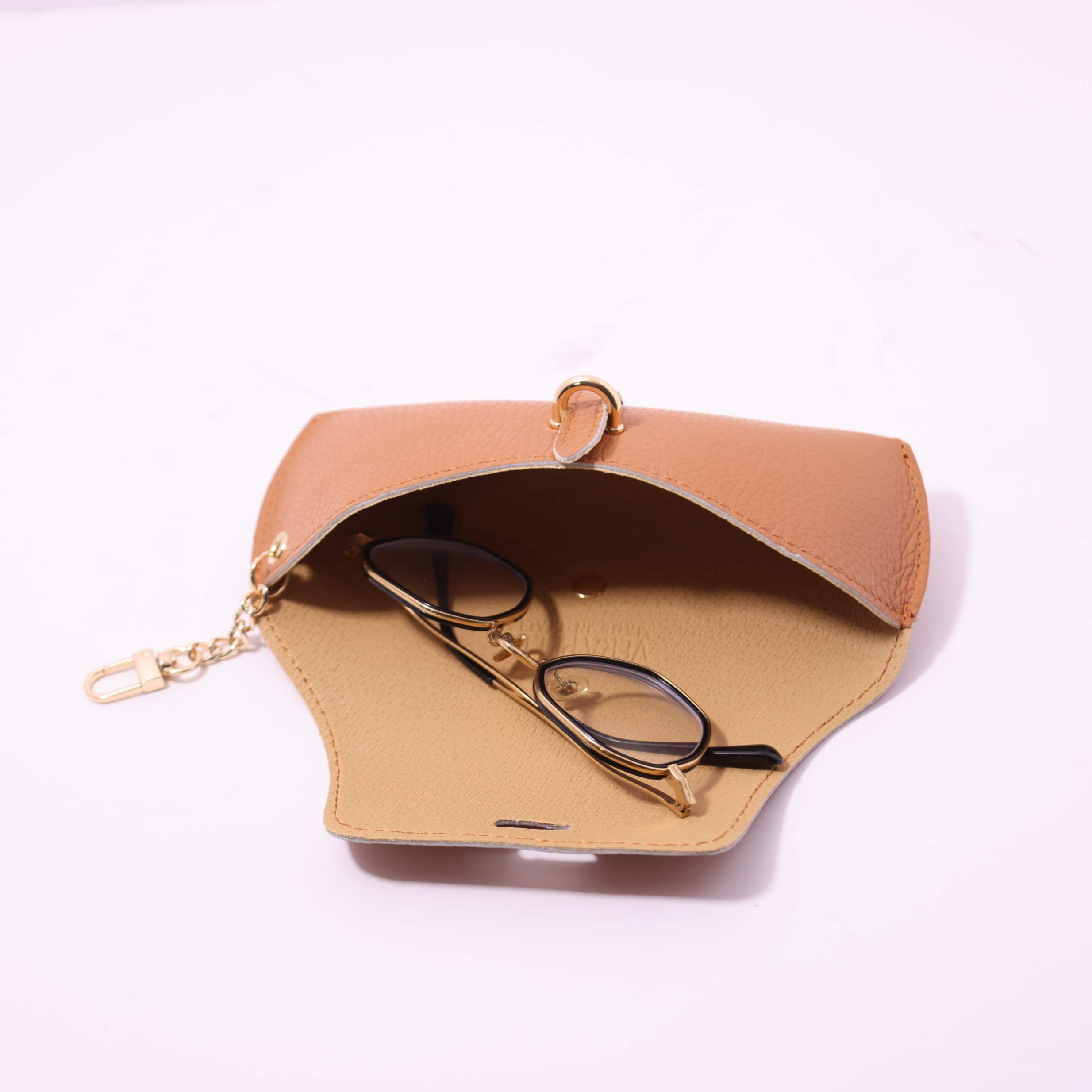 Funda Elegante para Gafas de Cuero PU