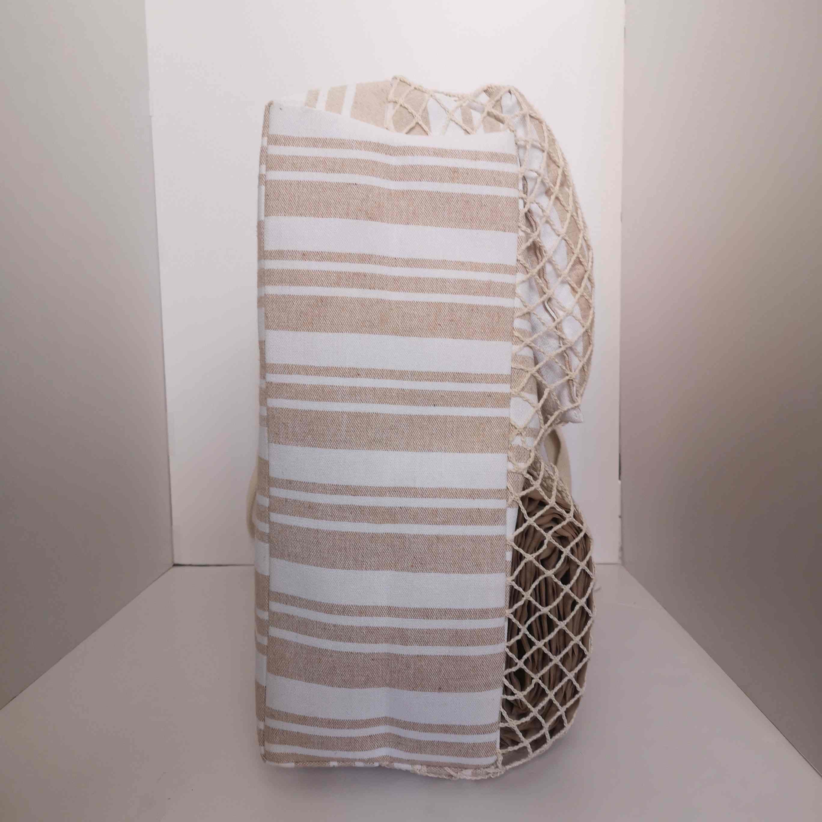 Bolsa de Playa XL con Esterilla y Cojín Integrados | Bolsa Tote de Verano con Cremallera