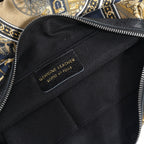 Bolso Hobo Reversible de Piel Genuina con Neceser Interior para Mujer