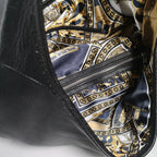 Bolso Hobo Reversible de Piel Genuina con Neceser Interior para Mujer