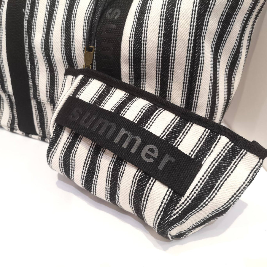 Bolso Tote de Lona con Neceser